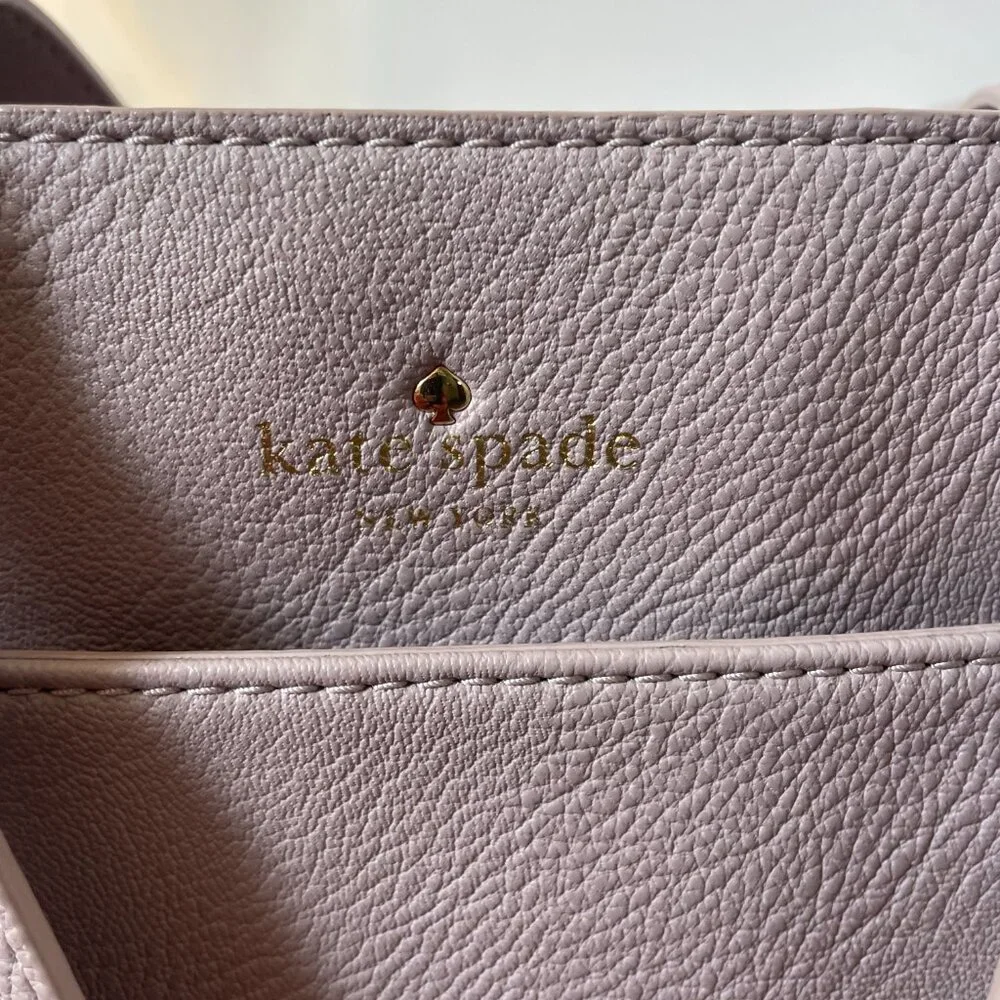 Kate Spade Lita Street Scallop Andrea leather tote Lilac/Lavender - Picture 5 of 12